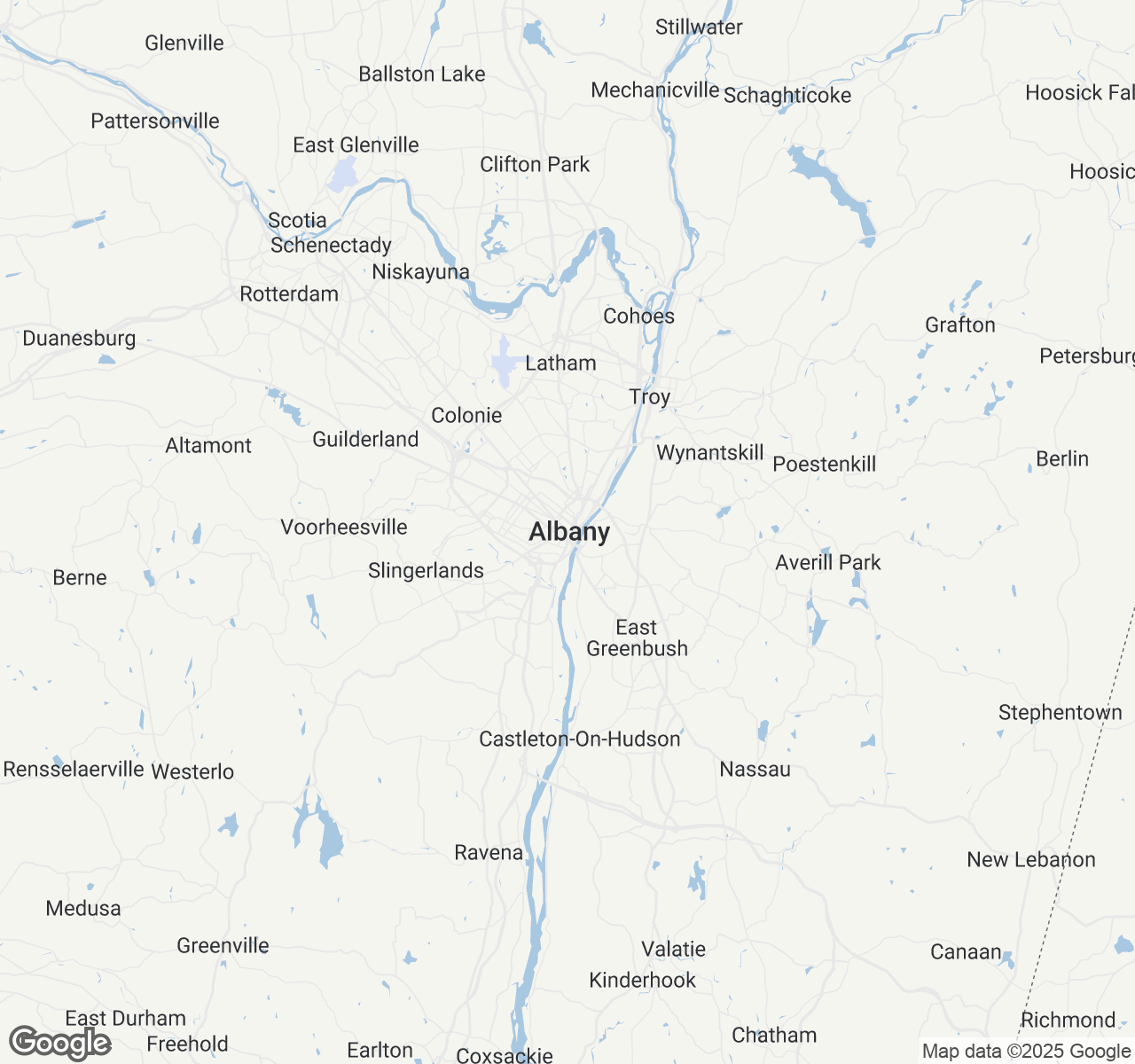 Map of Albany